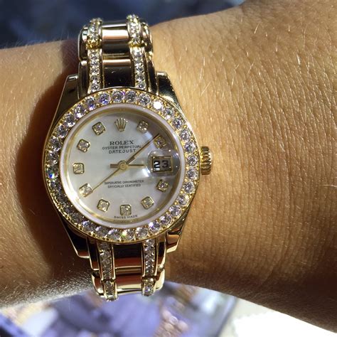 rolex ladies watches with diamonds|ladies diamond rolex for sale.